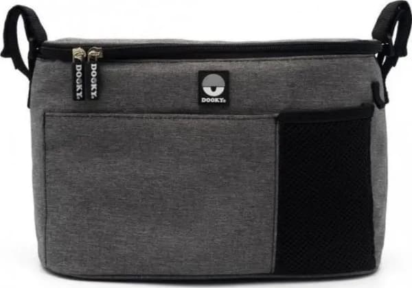 DOOKY Buggy Organiser Deluxe gråmelerad, 5128204