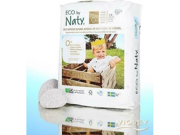 Eco by NATY diapers 6 Extra Large dydis, 17pcs