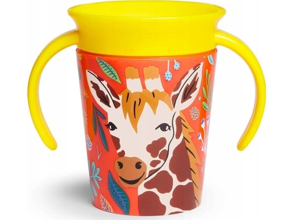 MUNCHKIN WildLove Trainer Cup, Miracle 360, 6m+, 177 ml, giraff, 05183301