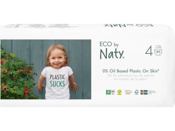 Eco by NATY diapers 4 Maxi dydis, 44pcs