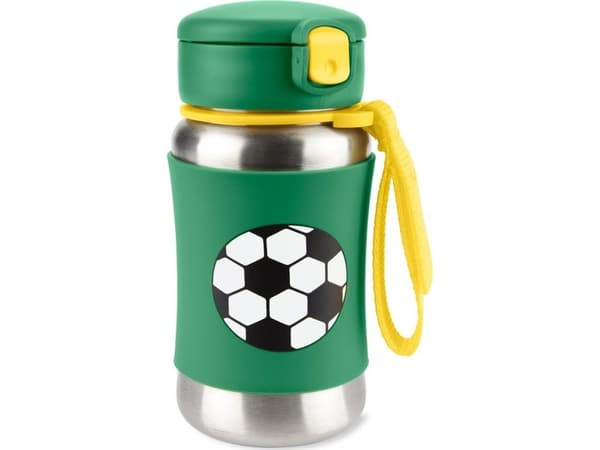 Spark Style SS Futbol Bottle with Straw