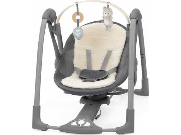 INGENUITY Swing 'n Go Portable Swing EVERY SEASON Wesley, 0 - 9 m., GREY, 17104