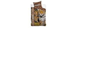 Leopardi vuodevaatteet 140 x 200, 100 prosenttia puuvillaa