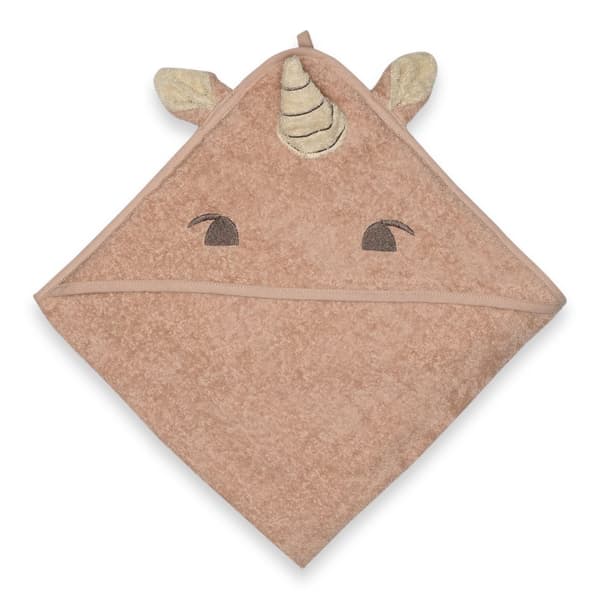 Nuuroo - Aki hooded junior towel - Rose Unicorn (NU553)