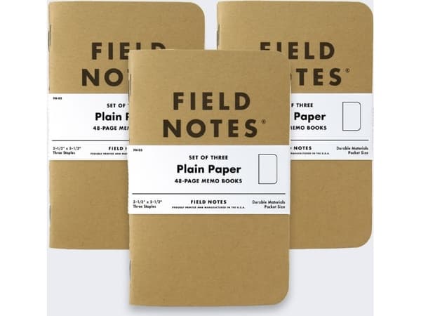 HP Notes Field Notes Original Kraft Gładki 3 Pack