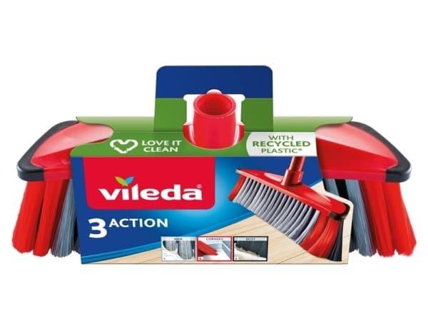 Vileda Broom For Floor Without Handle 3In1