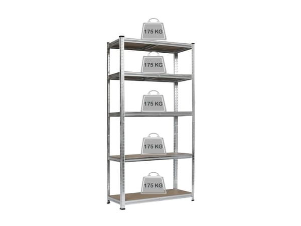 Ikke spesifisert_V Oppbevaringshylle 180X90x40 Cm 175Kg