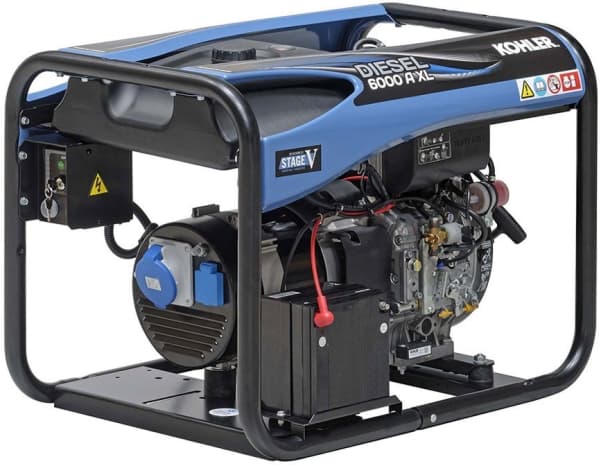 Elektrisk generator KOHLER Diesel 6000 A XL C5