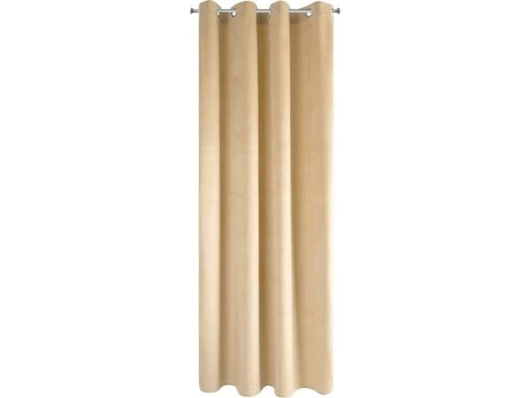Eurofirany Gardin Pierre sandy, ringer 140x250 cm