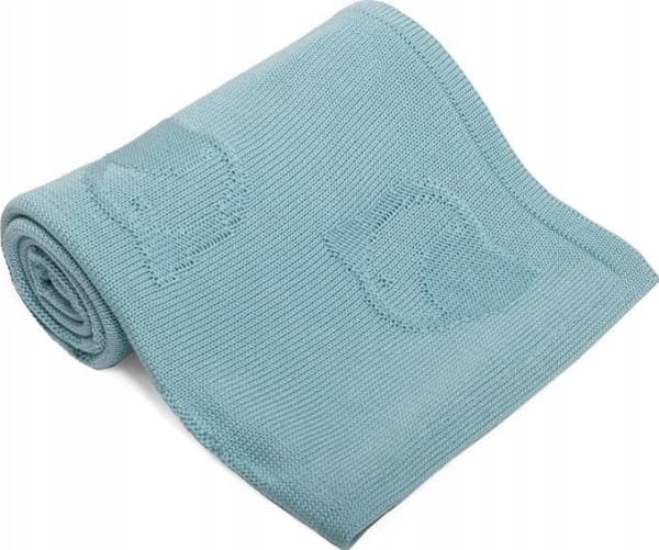 Nanaf Organic YOONCO bamboo blanket BIRDS, Mint, 90x90 cm, Y7117
