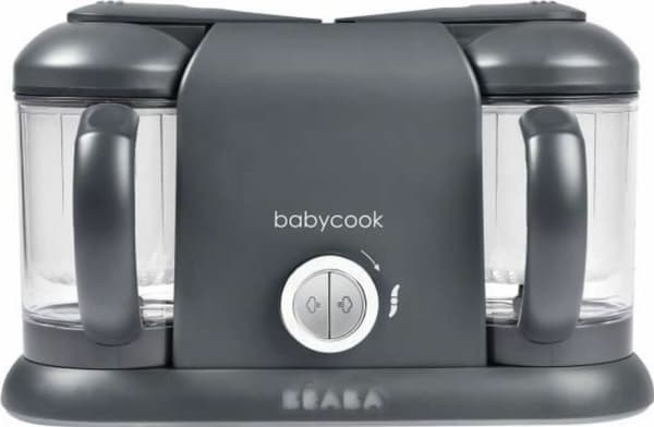 Foodprosessor BEABA BABYCOOK PLUS KVERN-DAMPKER 4IN1, MØRKE Grå
