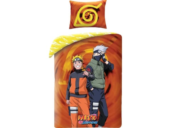 Naruto Battle Sängkläder 140 x 200 cm - 100 procent bomull