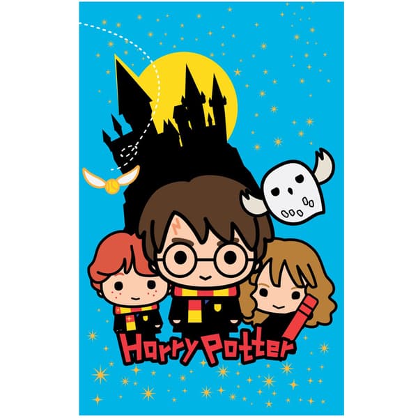 Fleecefilt 100x150 Harry Potter barn