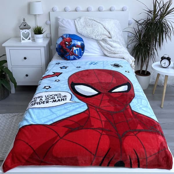 Flanellipeitto 100x150 Spiderman sininen (koralli)