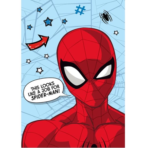 Flanellipeitto 100x150 Spiderman sininen (koralli)