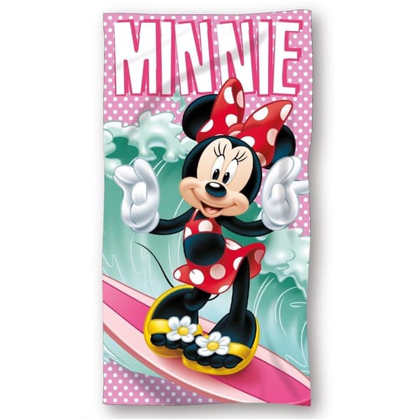 Bomullshandduk 70x140 Minnie Mouse