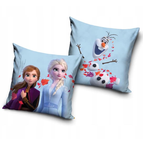 Fløjlspudebetræk 40x40 Frozen Olaf