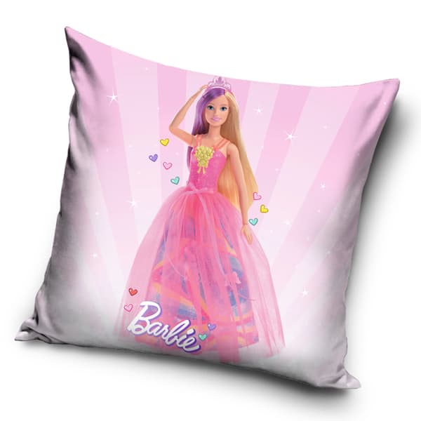 Fløjlspudebetræk 40x40 Barbie 213006