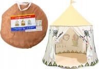LeanToys Intialainen tipi teltta lapsille Beige 125 cm