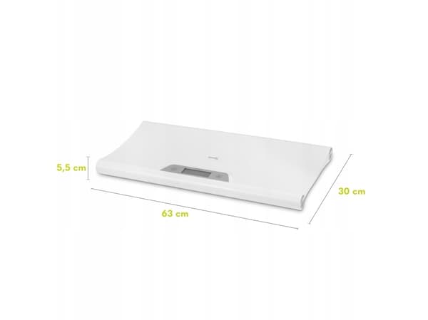 LIONELO elektronisk våg, LOC-BABYBALANCE WHITE