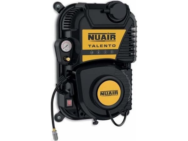 Nuair kompressor OLJEFRI VEGGKOMPRESSOR 1,5HK 8BAR 2L KABEL 9M STILLE (1 STK)