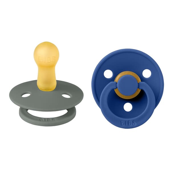 BIBS - Pacifier Colour 2 PACK - Pine/Cornflower - Size 2
