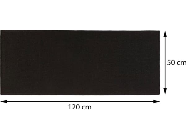 5five Baderomsteppe 50x120cm svart (104382)