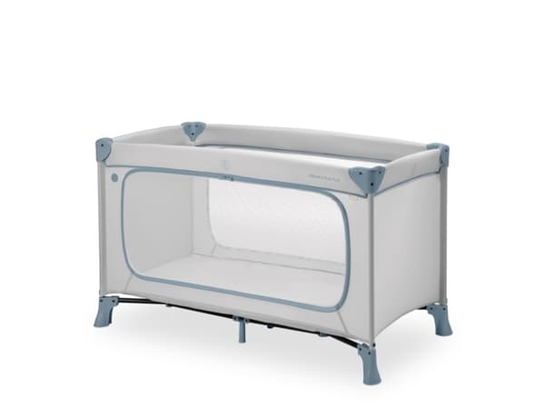Hauck Dream N Play Plus, 15 kg, Sammenleggbar, Tittevindu, 7,5 kg, Blå, Grå