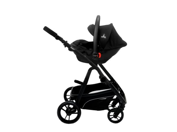 Asalvo Klapvogn Sæt Travel System Oslo 2, sort