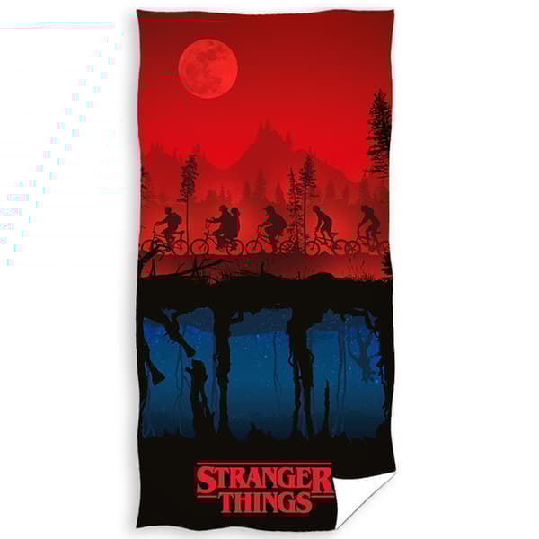Bomullshandduk 70x140 Stranger Things ny