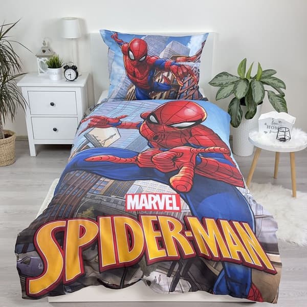 Sängkläder i bomull 140x200+ 70x90 Spiderman 04