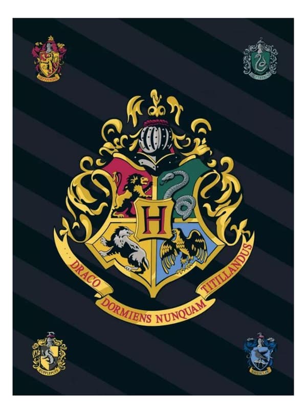 Fleece tæppe 100x140 Harry Potter