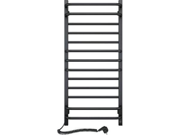 Elektrisk håndkletørker Navin Grandis 480*1000 Sensor venstre svart med timer 12-208153-4810