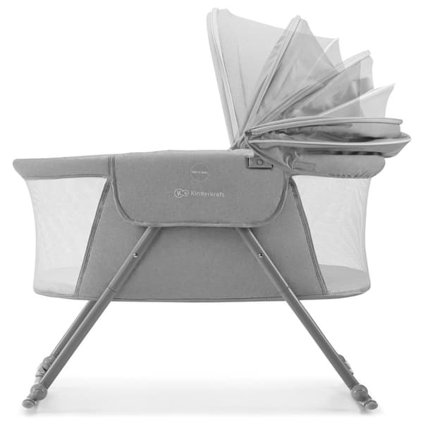 KINDERKRAFT Baby cot/cradle LOVI gey