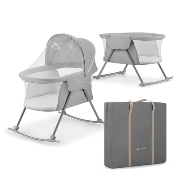 KINDERKRAFT Baby cot/cradle LOVI gey