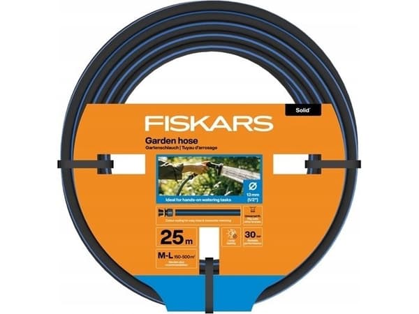 Watering hose FISKARS SOLID, 1/2”, 13 mm, 25 m