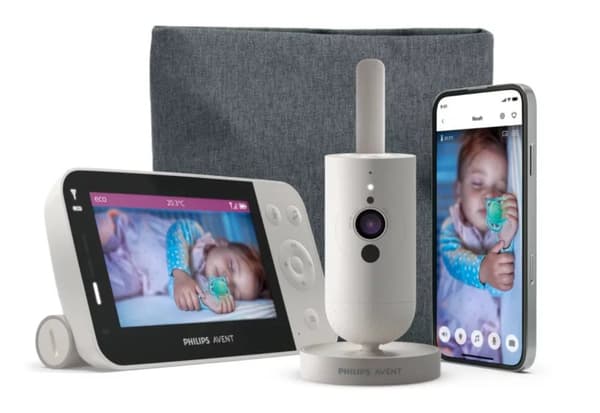 Philips SCD953/26 video baby monitor 400 m Wi-Fi Grey, White Grå, Hvit