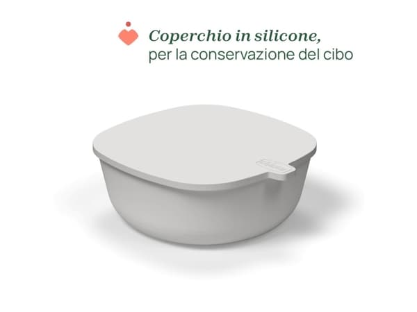 Chicco 00016001450000, Barnskål, Grå, Pojke/flicka, 0,6 År, 187 g, 148 mm