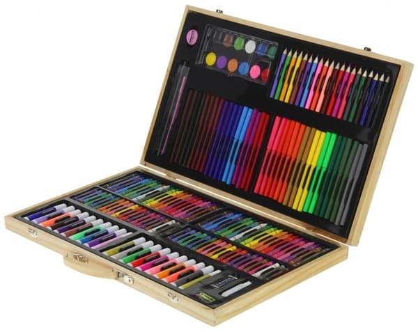 Kunstsæt Til Maling Og Tegning 180 stk.