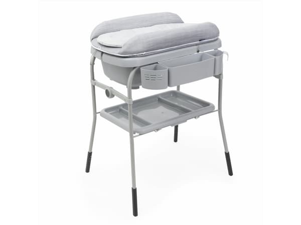 Chicco Cuddle & Bubble, 1 galler, 3 lådor, Hopfällbar, Grå
