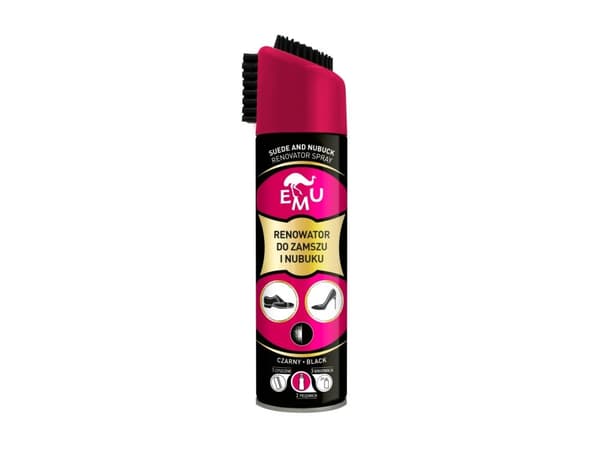 Vaco EMU Renovator for semsket skinn og nubuck Black 250 ml