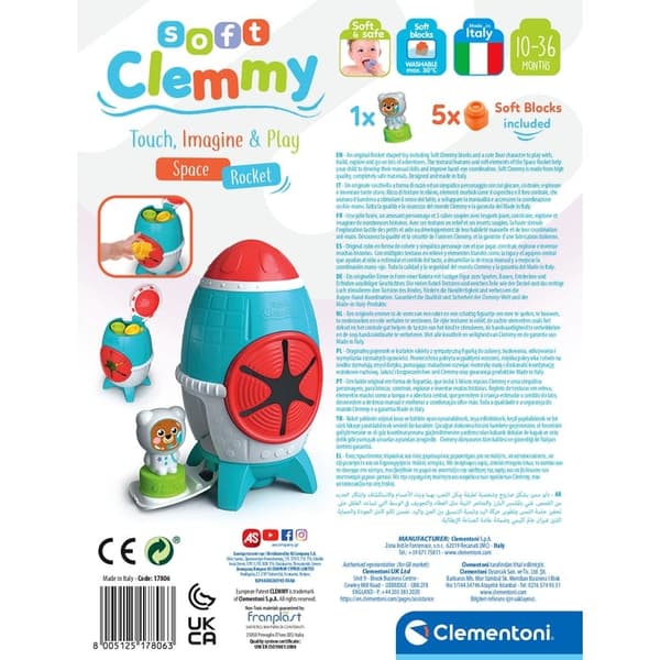 Clemmy Clementoni Sensorisk Raket 6m+