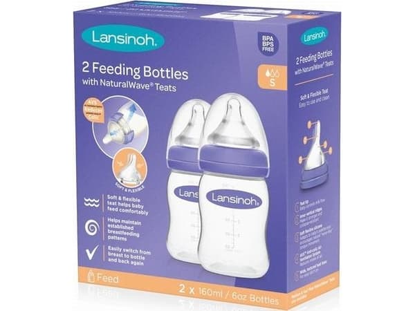 Lansinoh 75830 BOTTLE 160ML X 2 + SM.NW LANSINOH