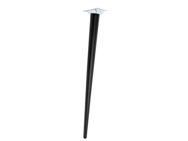 Pöydän jalat mustaa pyökkiä - kartiomainen Ø25/45 L800 mm (vino)