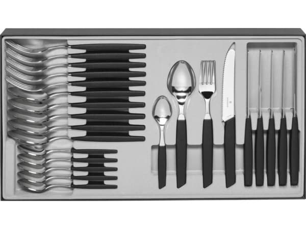 Victorinox Swiss Modern - Spisebestikk - 24 pcs - svart