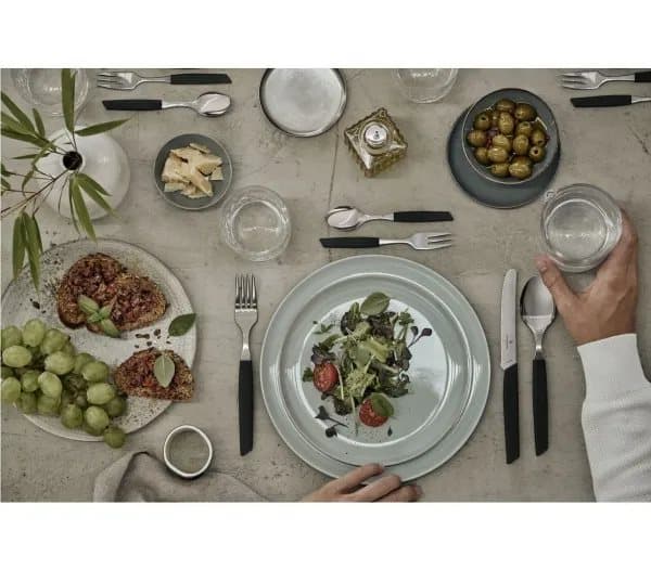 Victorinox Swiss Modern - Bestickuppsättning - 24 pcs - svart
