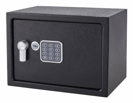 Yale YEC/250/DB2, Portable safe, Black, Electronic, Key, 16.3 L, Steel, Floor/wall