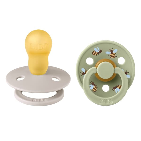 BIBS - Pacifier Studio Colour 2 PACK - Bumblebee Latex - Size 3