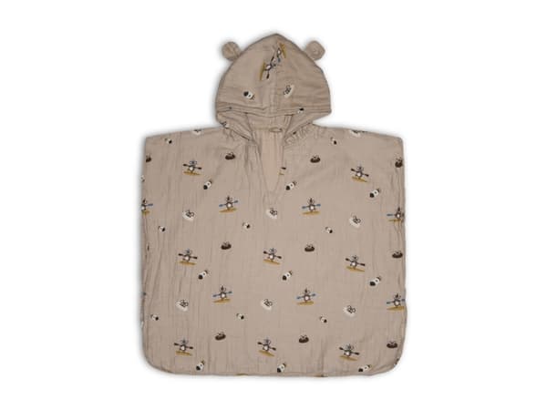 Nuuroo Flor poncho i muslin