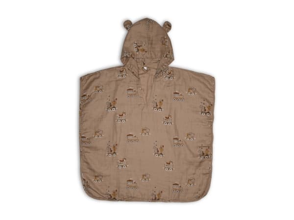 Nuuroo Flor poncho i muslin